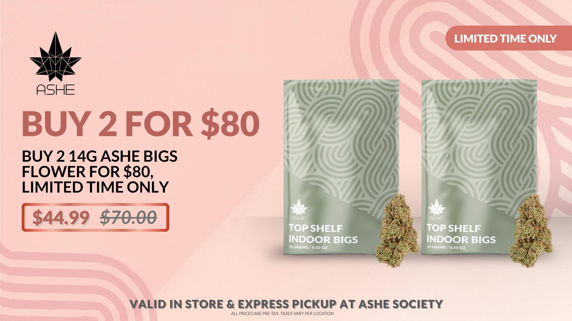 ASHE Society - San Bernardino ASHE Bigs: Buy 2 for $80