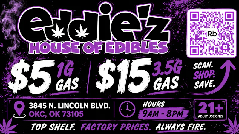 EDDIE'Z - HOUSE OF EDIBLES Gas for 5 A Gram