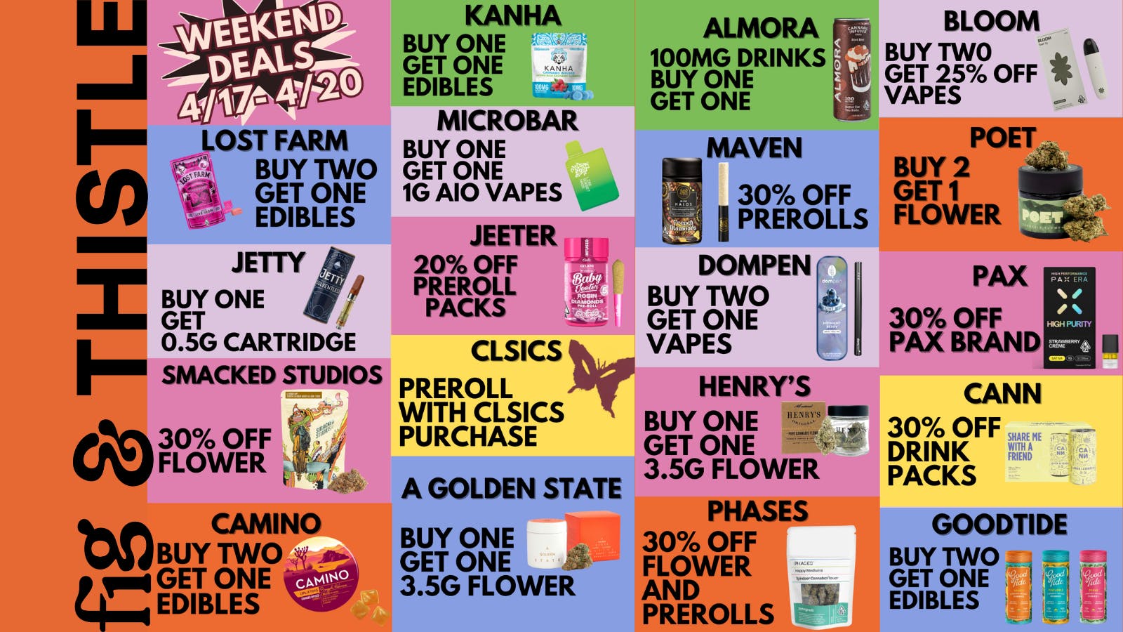 Fig & Thistle Apothecary 420 DEALS Fig and Thistle