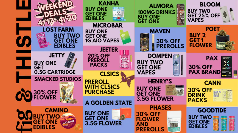 Fig & Thistle Apothecary 420 DEALS Fig and Thistle