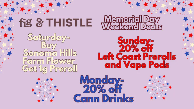 Fig & Thistle Apothecary FTA Memorial Weekend Deals