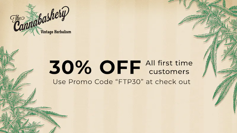 The Cannabashery 30% Off for All First Time Customers