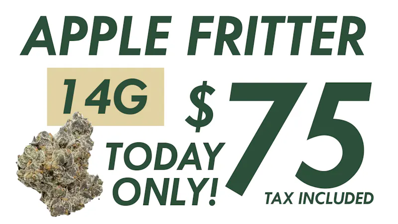 Anoka Cannabis Company $75 Apple Fritter 14G - Today only!