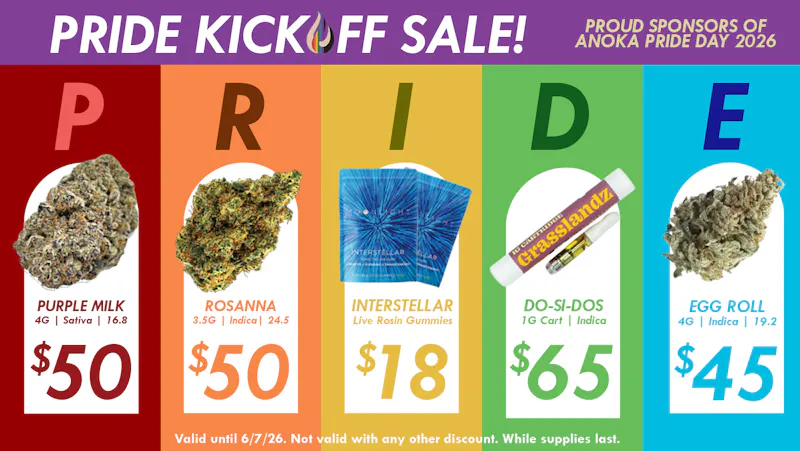 Anoka Cannabis Company Pride Kickoff Sale!