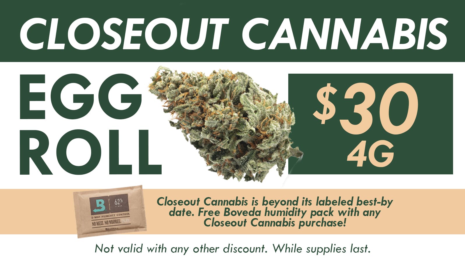Anoka Cannabis Company Closeout Cannabis: Egg Roll