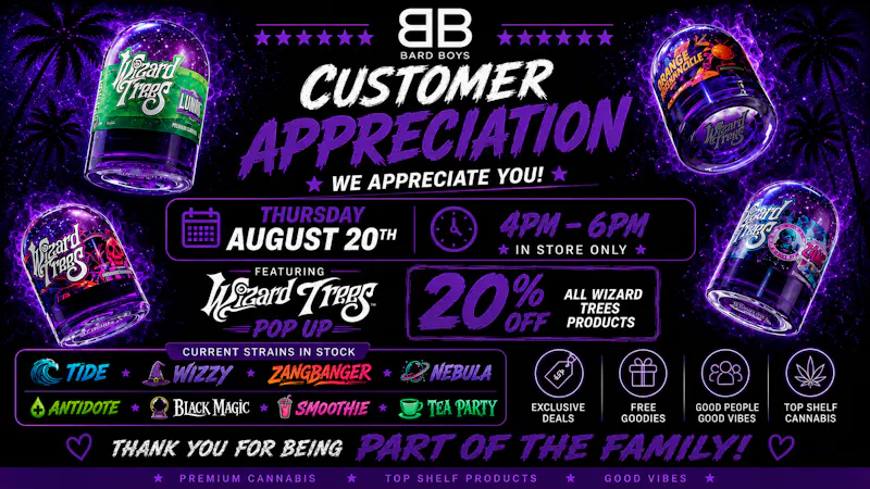 Bard Boys Wizard Trees Pop Up 8/20 4 to 6 20% Off