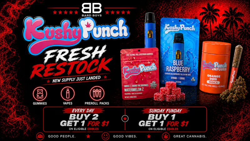 Bard Boys Kushy Punch Restock and Sale