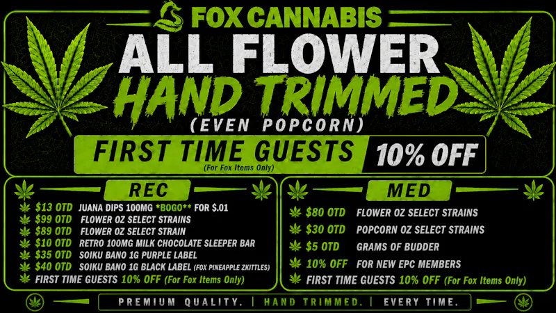 Fox Cannabis Best Daily Deals in Denver!