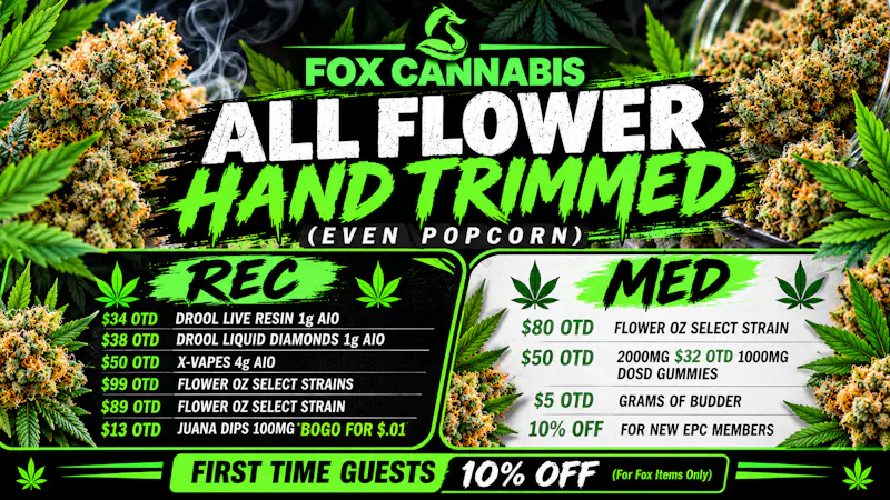 Fox Cannabis Best Daily Deals in Denver!