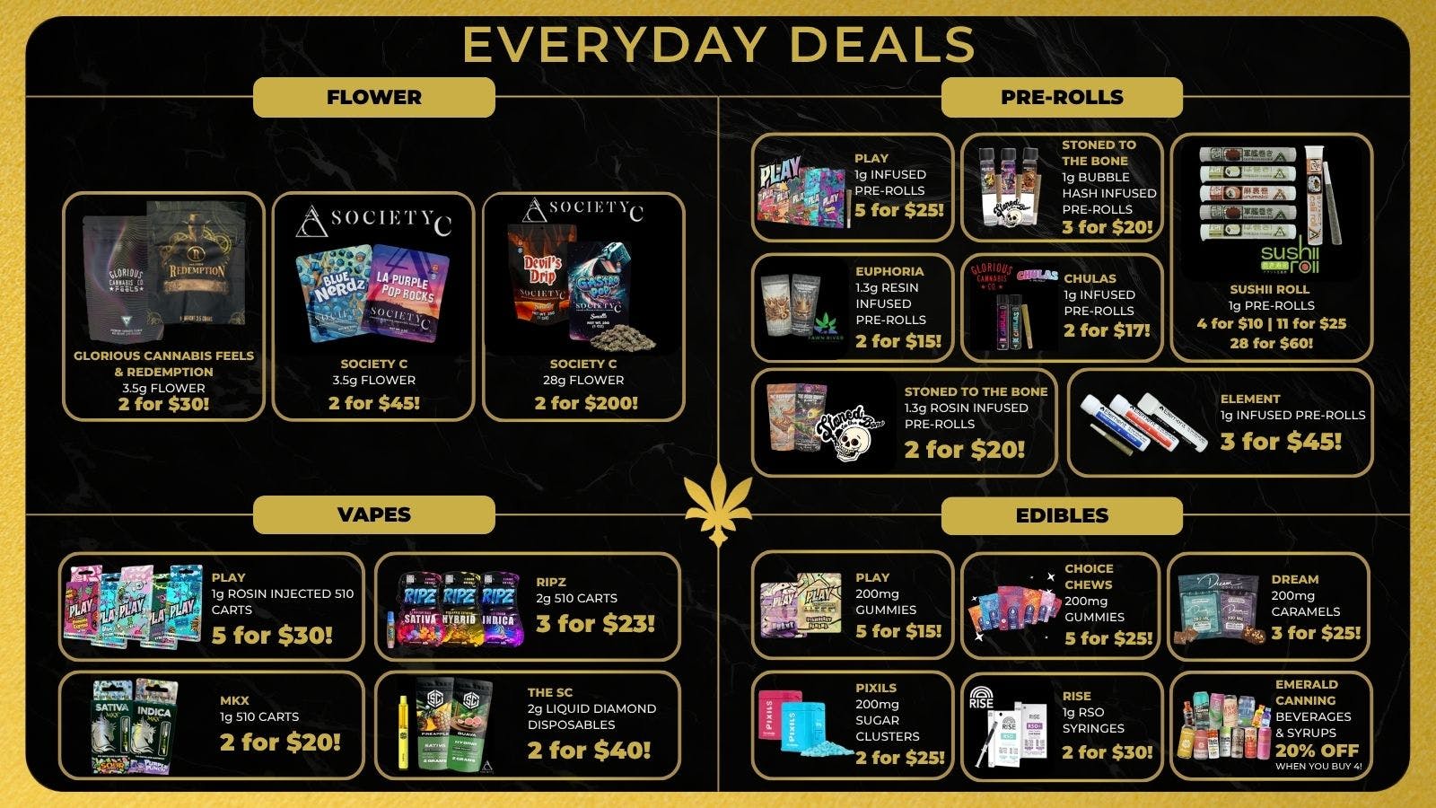 Krewe Cannabis Co 💲EVERYDAY DEALS!💲