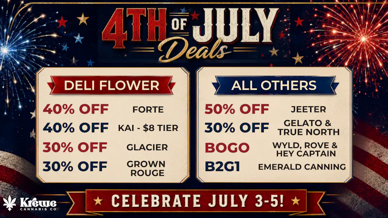 Krewe Cannabis Co ⛱️ 4th OF JULY DEALS! 🕶️