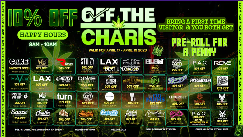 Off the Charts - Long Beach GET YOUR MIND RIGHT AT OTC LONG BEACH!!!😶‍🌫️🍃🔥