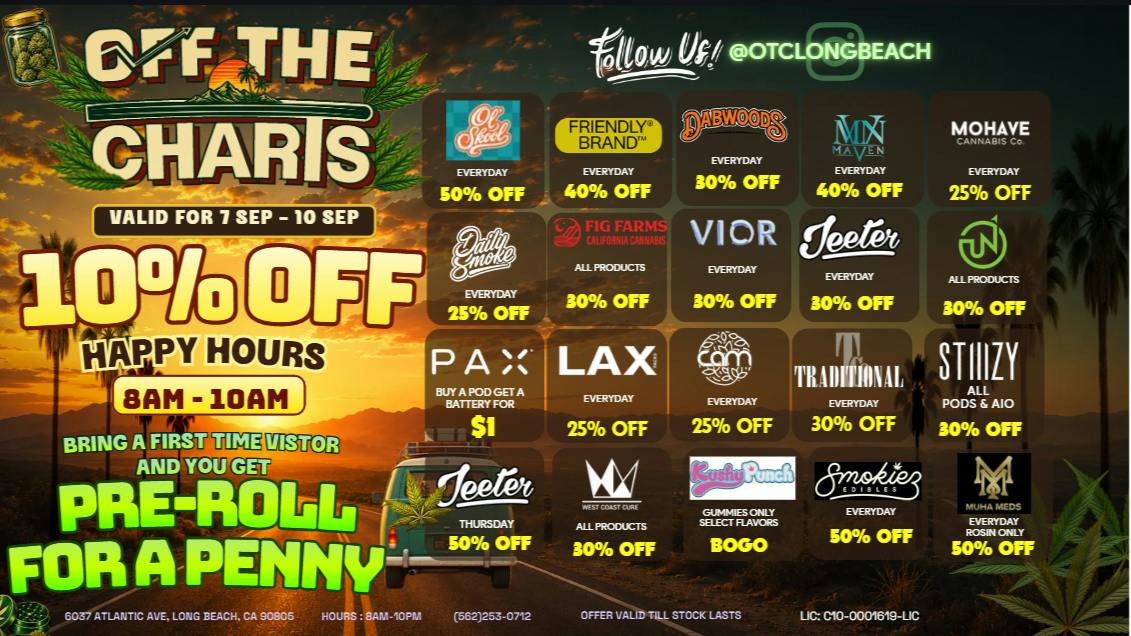 Off the Charts - Long Beach 🚐🌴 OFF THE CHARTS & ON THE ROAD! 🌴🚐