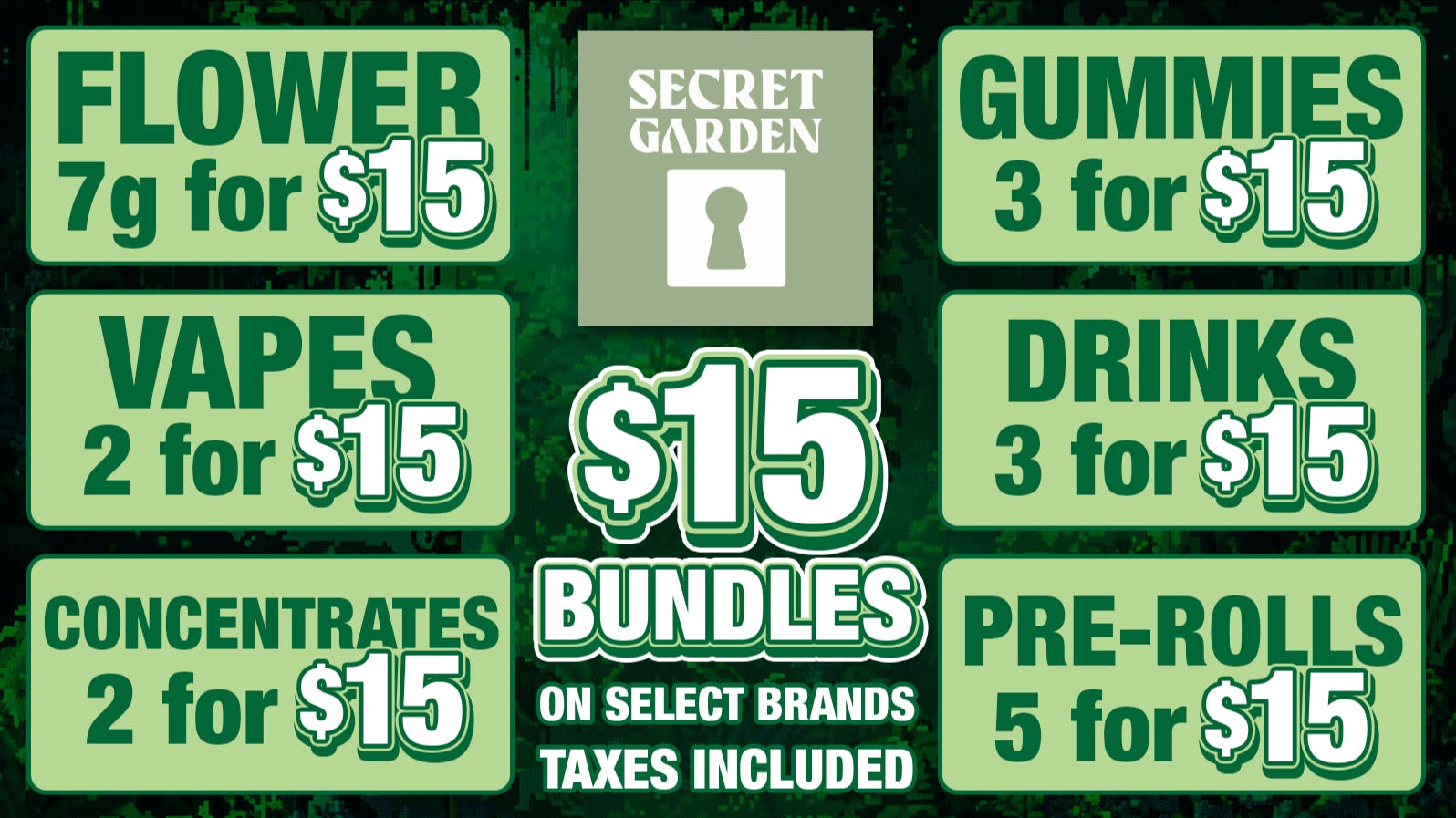 Secret Garden $15 Bundle Deals for Every Category!