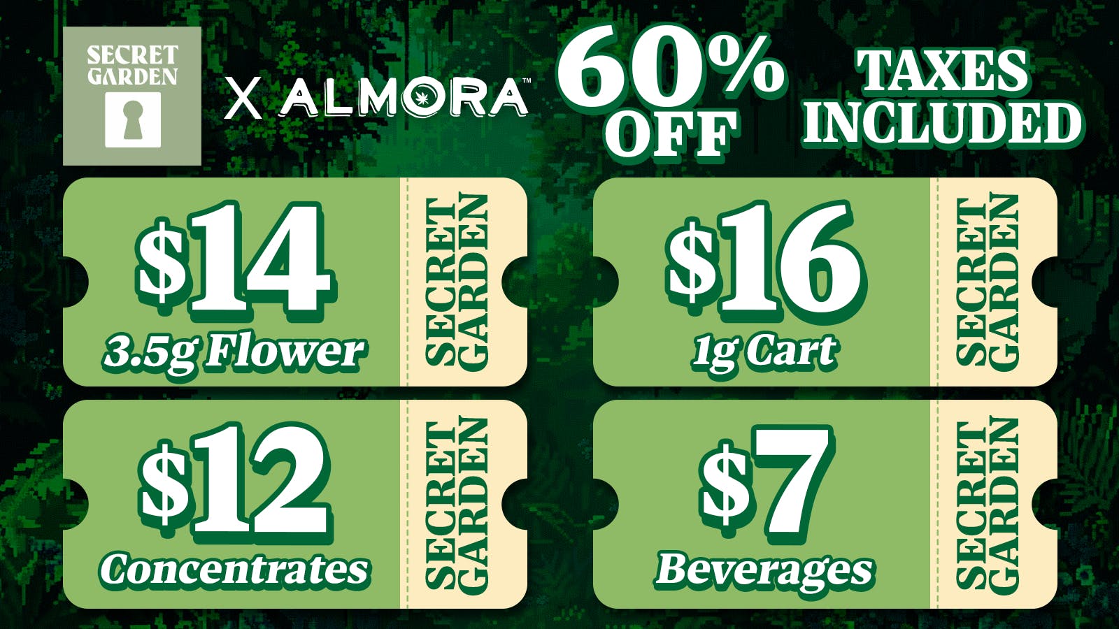 Secret Garden 🌱$14 Almora 3.5g Flowers 🔥Limited Time⏳