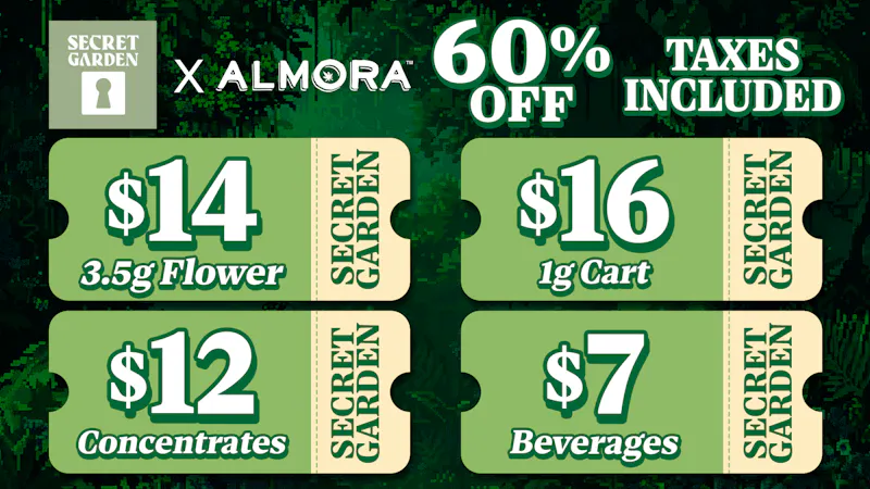 Secret Garden 🌱$14 Almora 3.5g Flowers 🔥Limited Time⏳