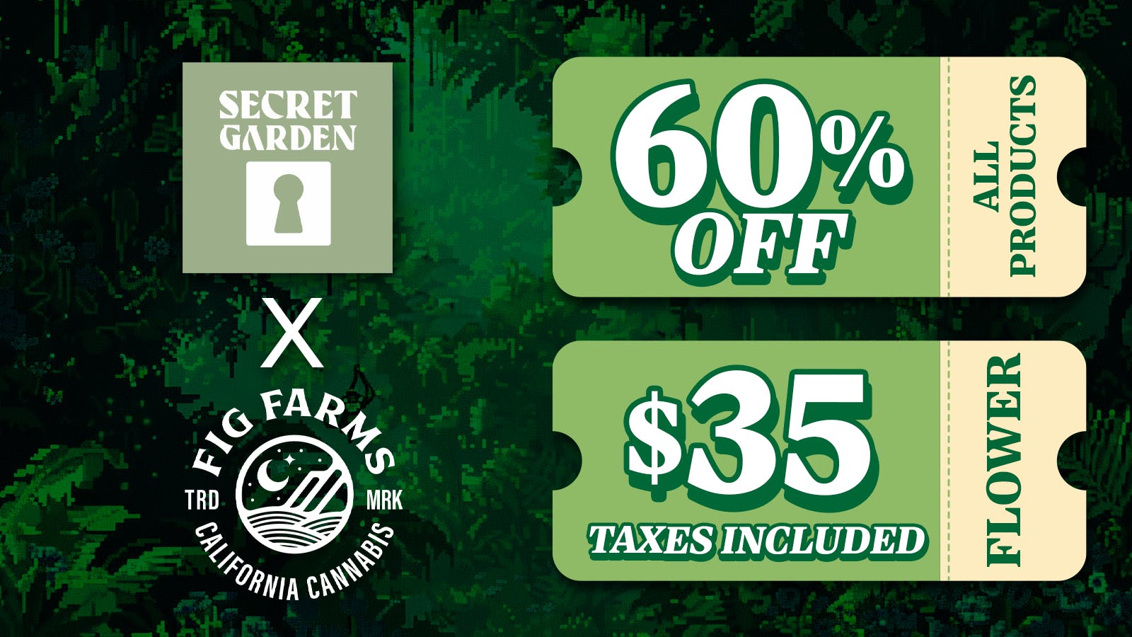 Secret Garden 🌱$35 FIG FARMS 3.5G🌱60% OFF ALL FIG FARMS