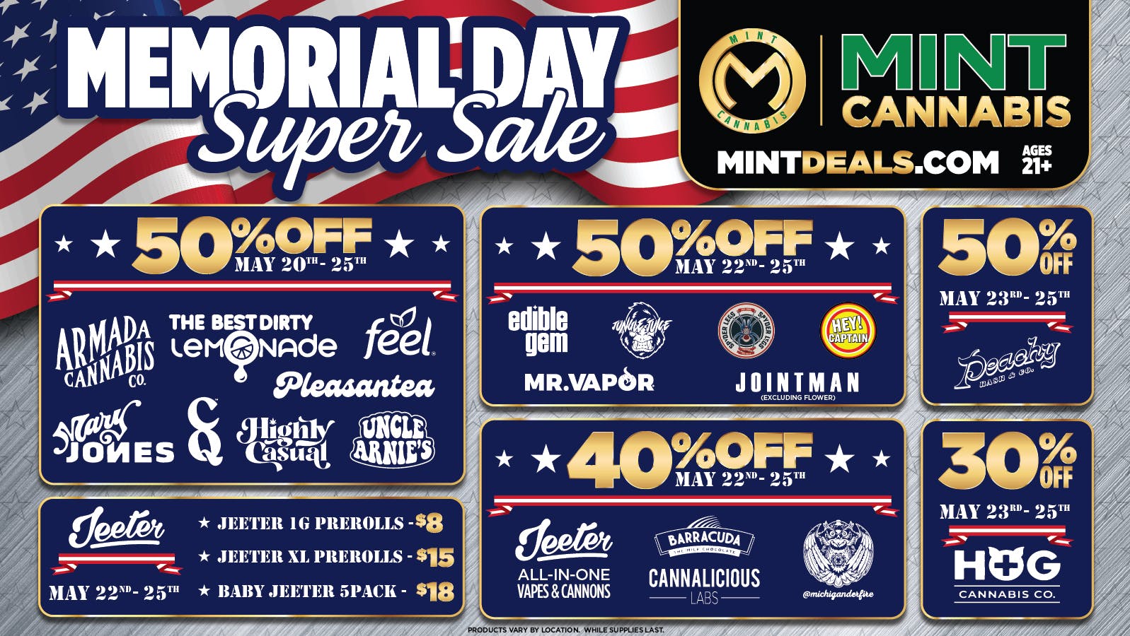 Mint Cannabis - New Buffalo Mint's HOTTEST Memorial Day Weekend Deals