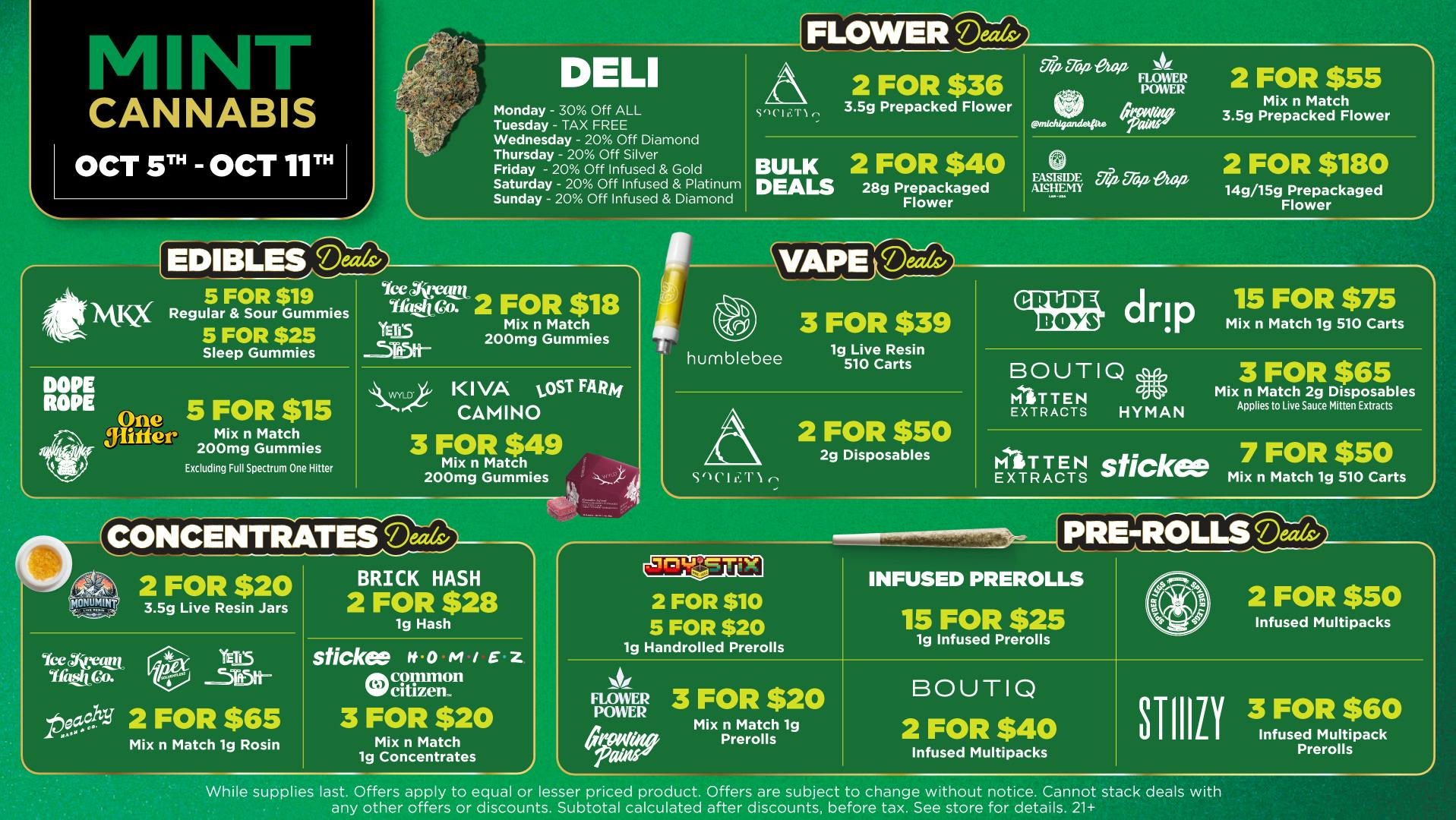 Mint Cannabis - New Buffalo Mint's HOTTEST Deals