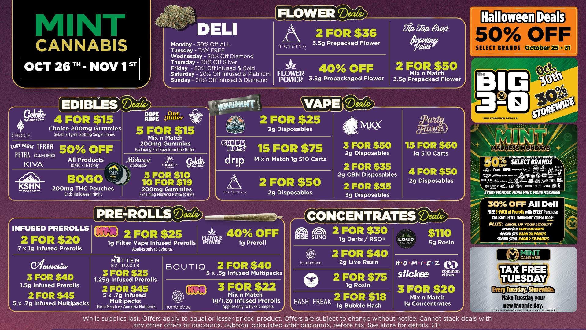 Mint Cannabis - New Buffalo Mint's HOTTEST Deals