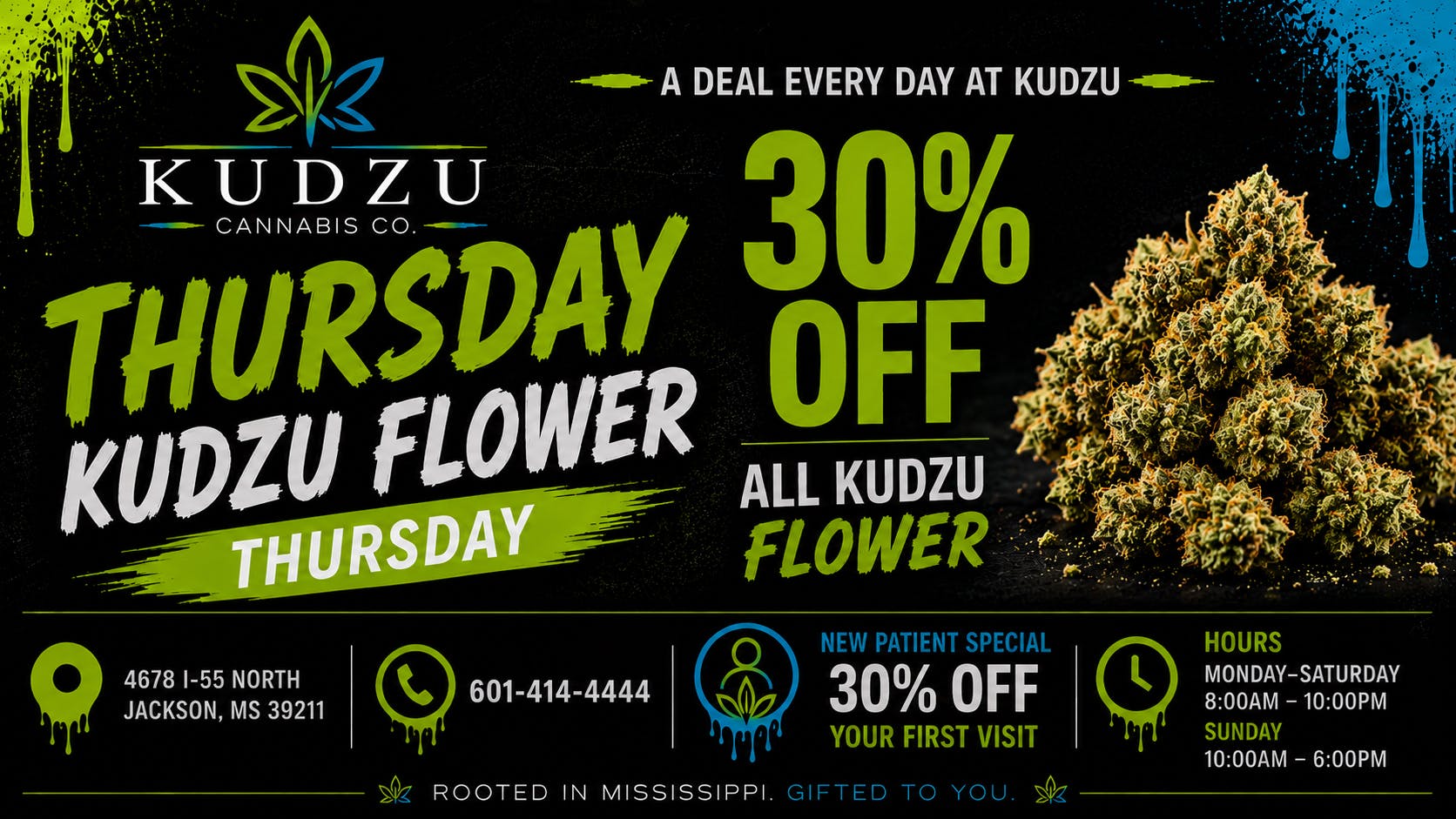 Kudzu Cannabis Company 30% off All Kudzu - Clover - Mellows