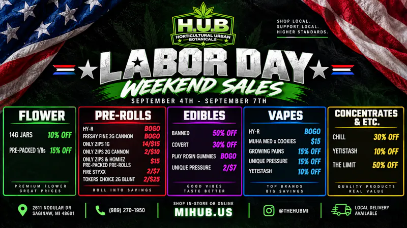 The Hub HUB LABOR DAY SALES 9/4-9/7!🔥