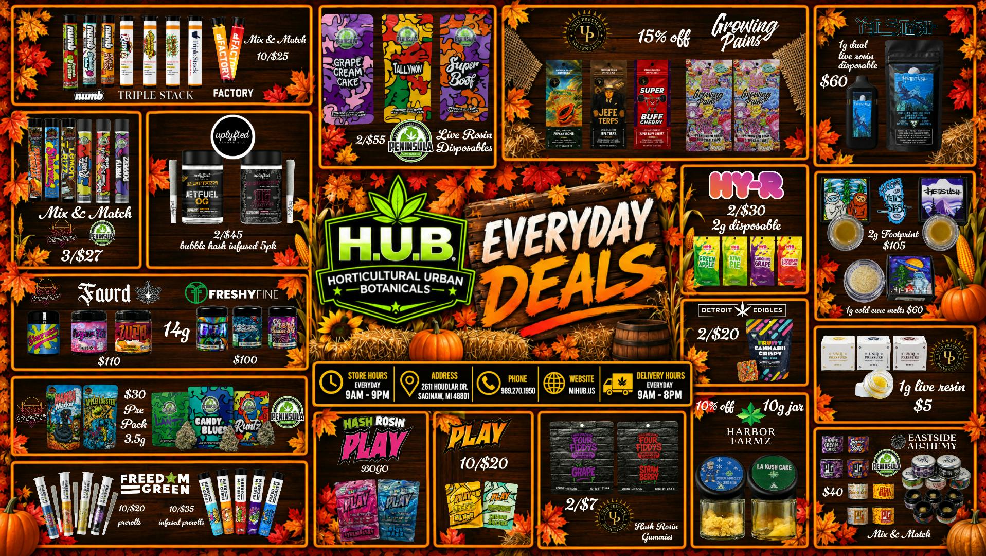 The Hub SEPTEMBER SALES EVERYDAY 9AM-9PM!