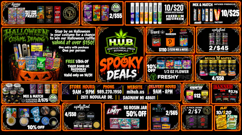 The Hub OCTOBER SALES EVERYDAY 9AM-9PM!