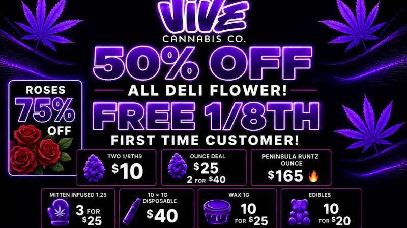 Vive cannabis co BEST DEALS IN DETROIT ! FREE 1/8th