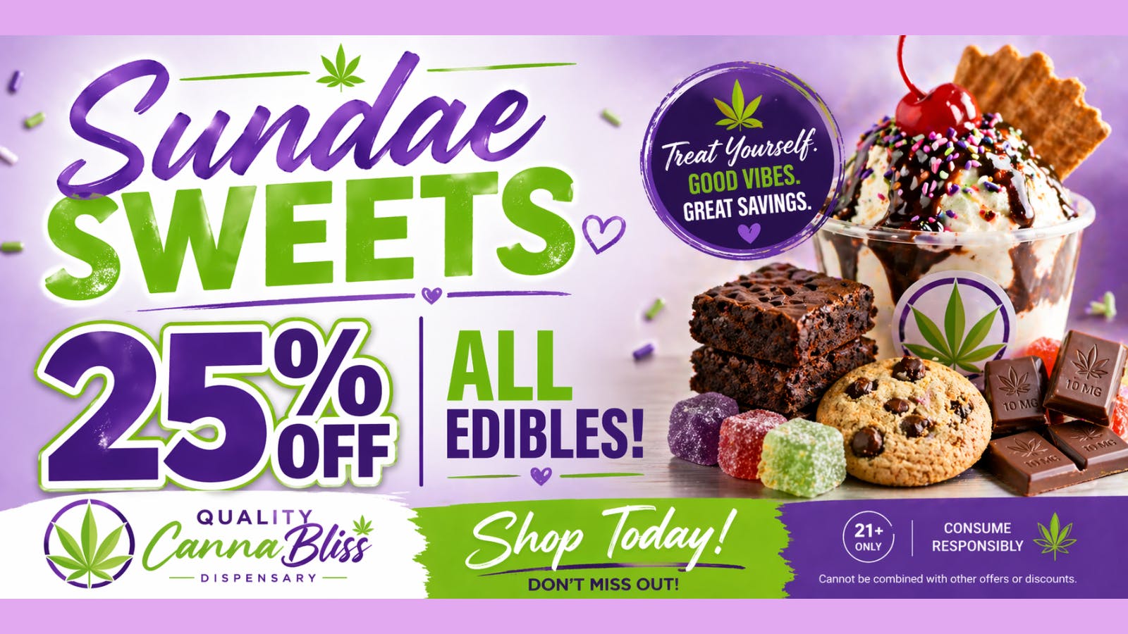 Quality Cannabliss Sundae Sweets!!