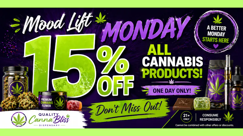Quality Cannabliss Mood Lift Monday