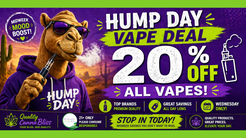 Quality Cannabliss Hump Day Vape Deal