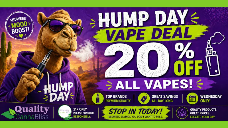 Quality Cannabliss Hump Day Vape Deal