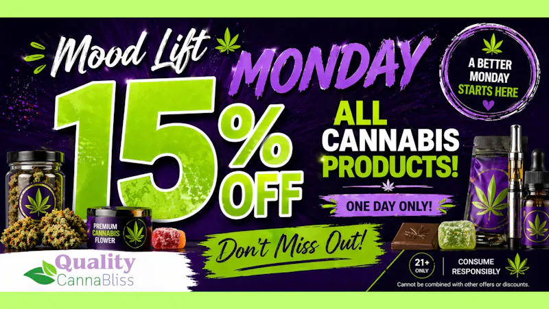 Quality Cannabliss Mood Lift Monday