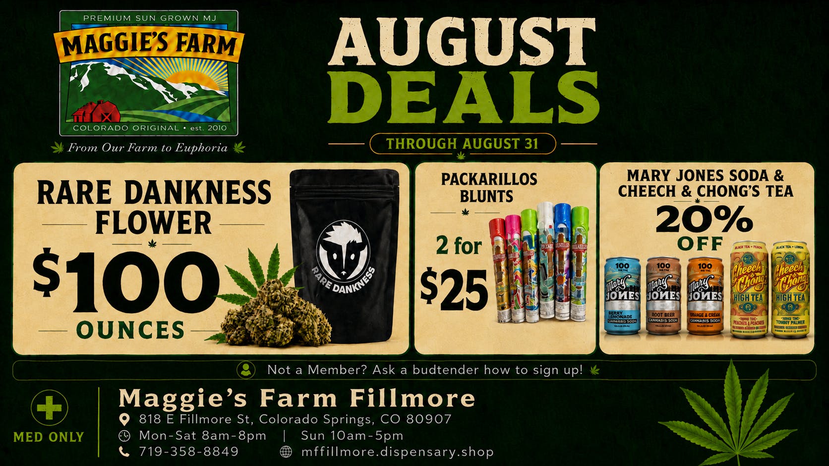 Maggies Farm - Colorado Springs North HAZY SUMMER DEAL DAYS