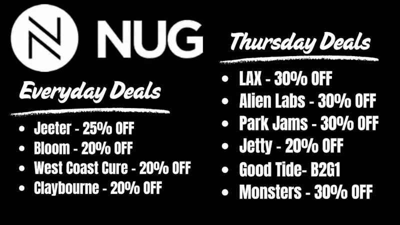 NUG El Cerrito Thursday Deals @ NUG