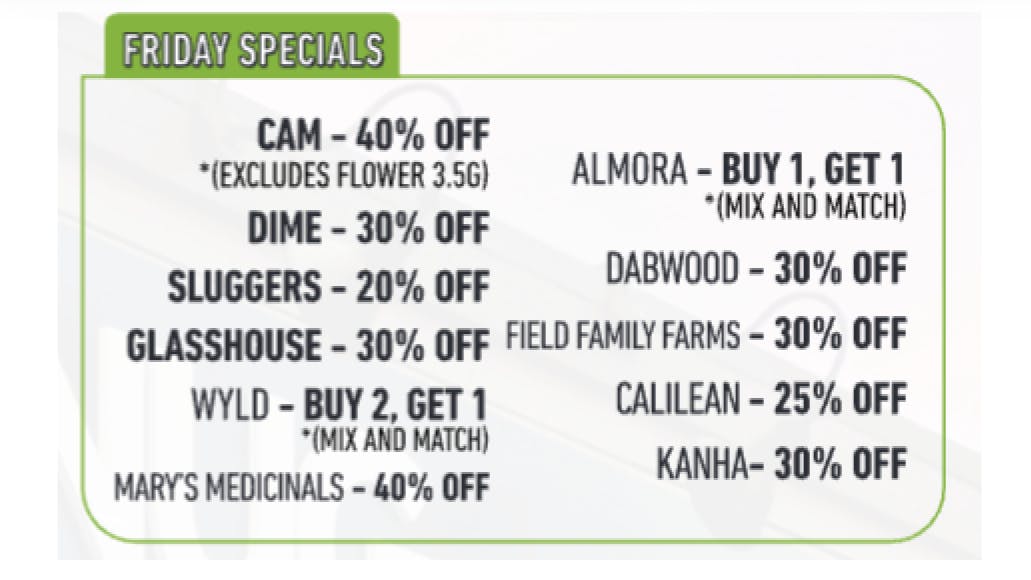 NUG - Riverside FRIDAY SPECIALS