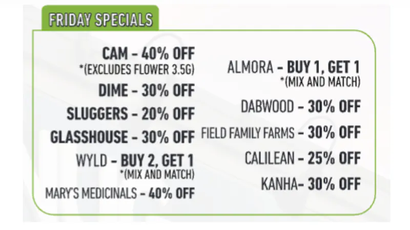 NUG - Riverside FRIDAY SPECIALS