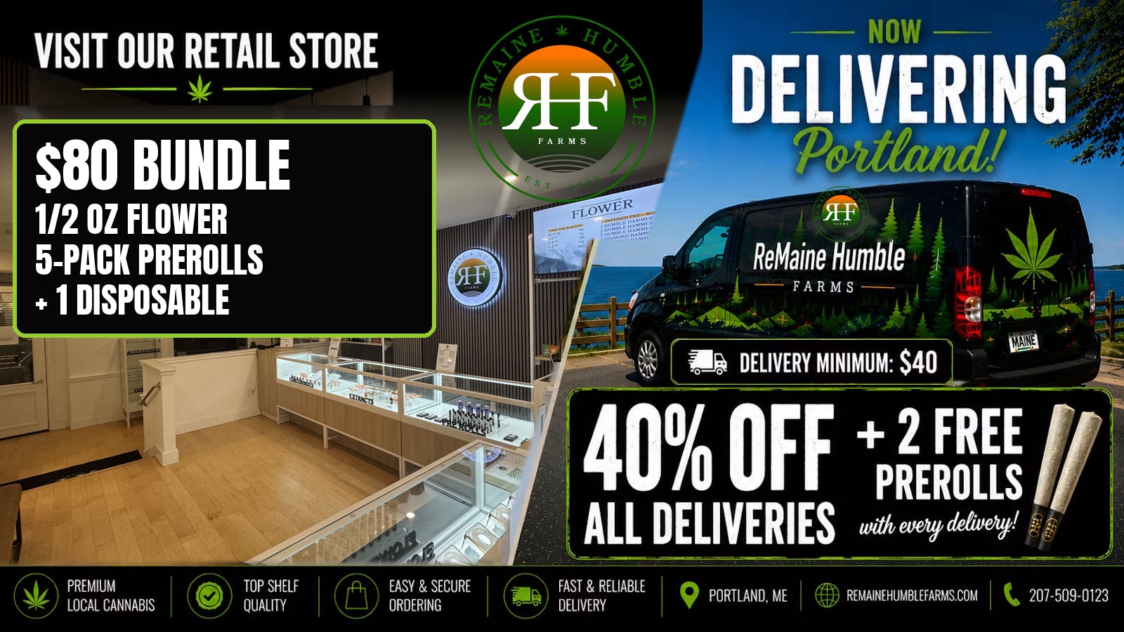 ReMaine Humble Delivery - Portland 10 Moulton St!