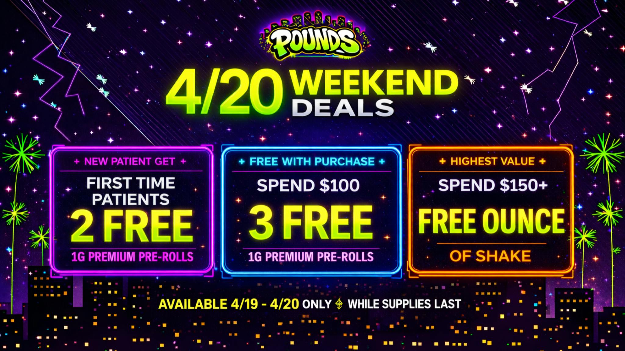 Pounds - La Puente 420 Triple Threat