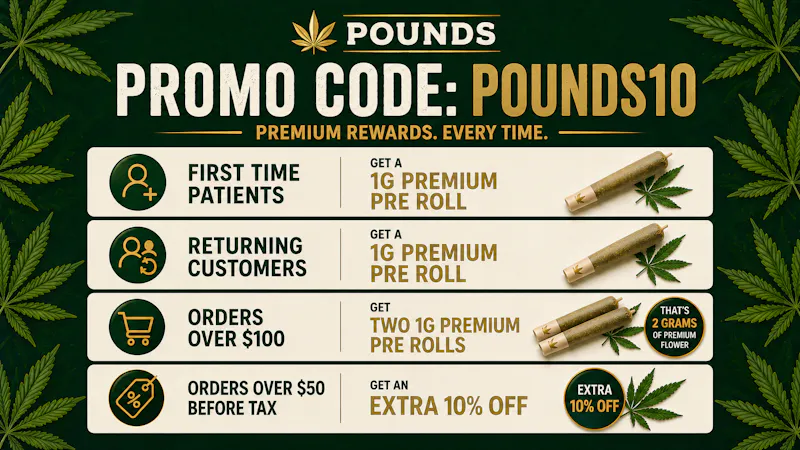 Pounds - Upland Spend $50, get 10% off subtotal with code POUNDS10