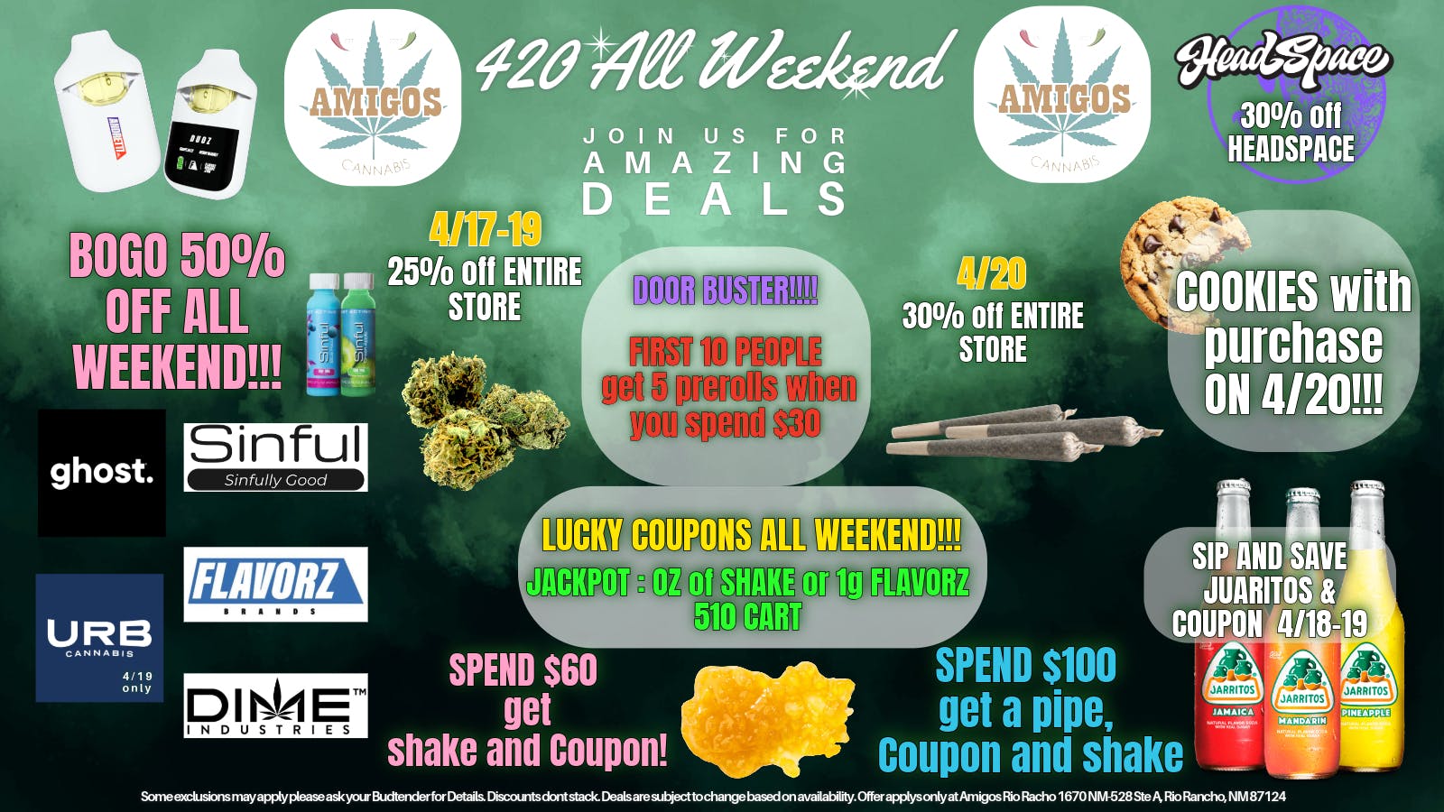 Amigos Cannabis - Rio Rancho 420 ALL WEEKEND!!!