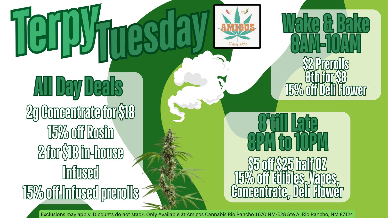 Amigos Cannabis - Rio Rancho 😮‍💨TERPY TUESDAY✨