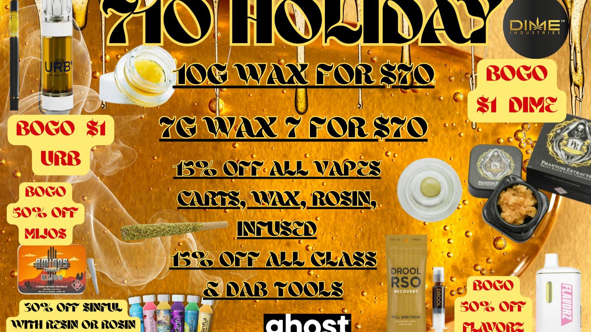 Amigos Cannabis - Las Cruces NATIONAL WAX DAY 710!🍯😮‍💨🌬️