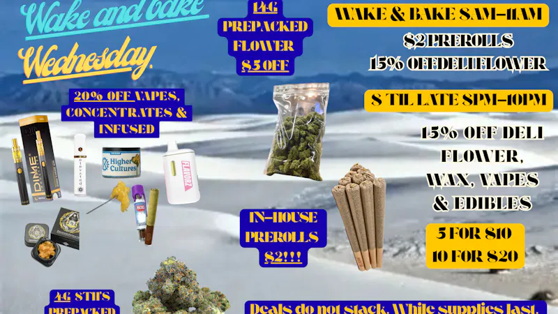 Amigos Cannabis - Las Cruces WAKE & BAKE WEDNESDAY 🥦✨🔥