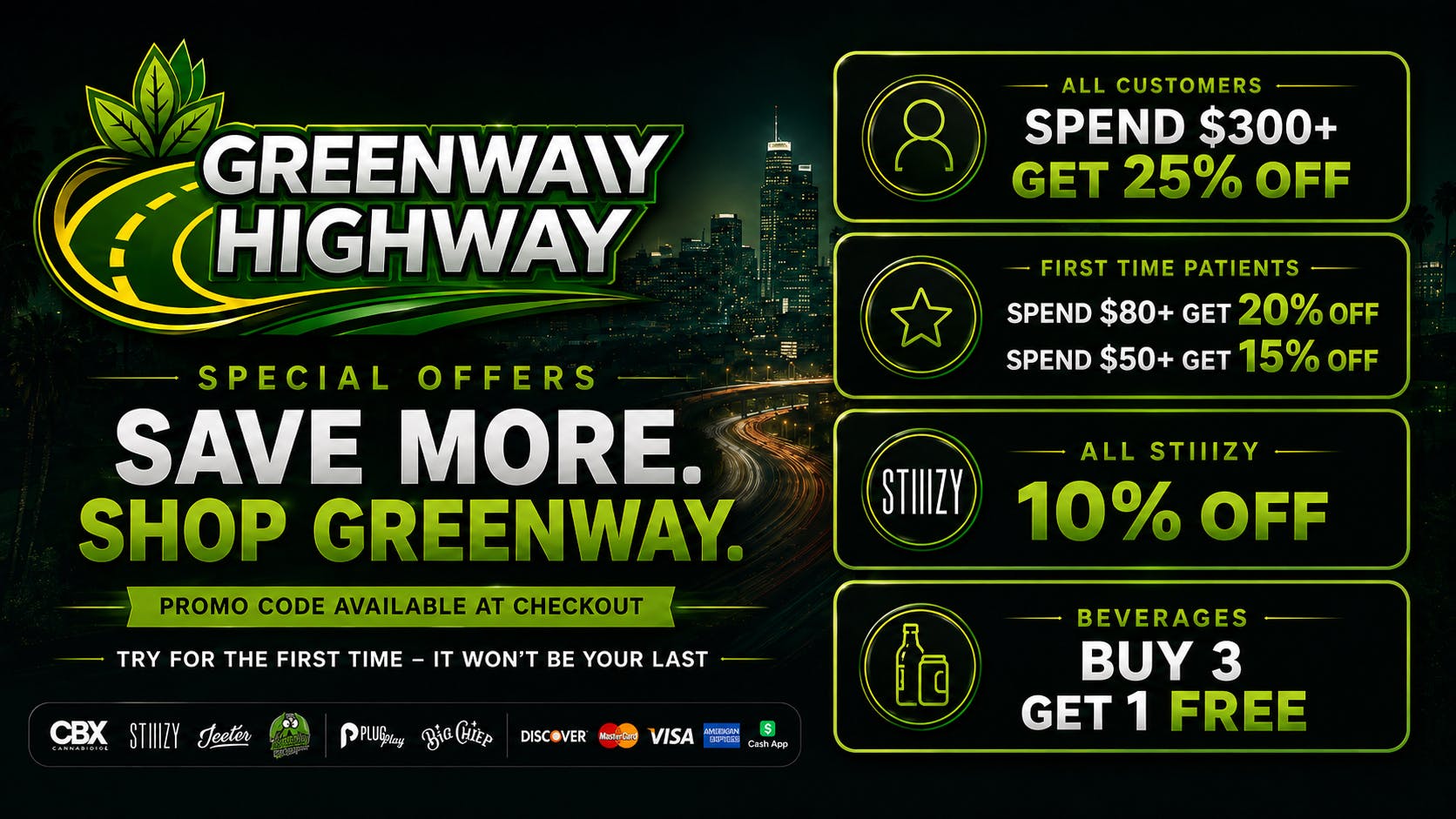 Greenway Highway FTP 20% OFF STOREWIDE