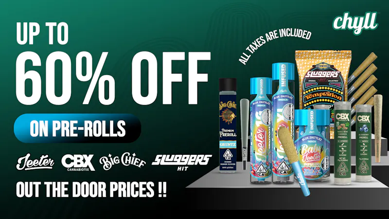 Chyll Up to 60% OFF on Pre Roll - Tax Included