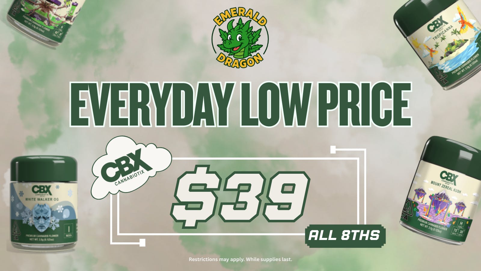 Emerald Dragon CBX 8th for only $39 - Taxes Included