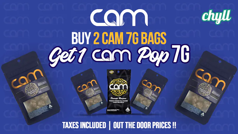 Chyll Buy any 2 CAM 7G Bags - Get 1 CAM Pop 7G 🔥