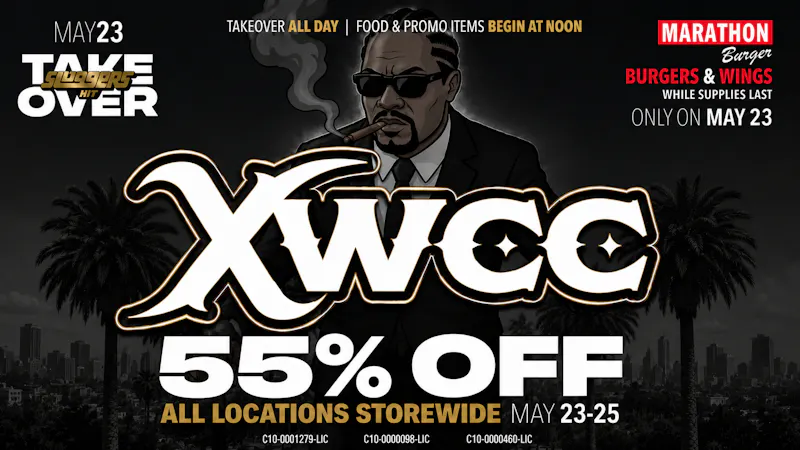 Xzibit's West Coast Cannabis - Marina del Rey 🔥55% OFF STORWIDE + SLUGGERS TAKEOVER🔥